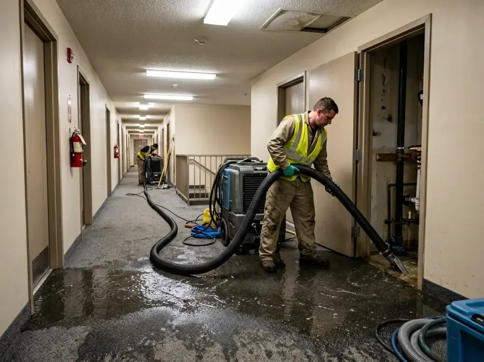 multi-unit-apartment-hallway-f-005 — frequently asked questions, Emergency Burst Pipe Water Extraction & Removal in Ely, IA